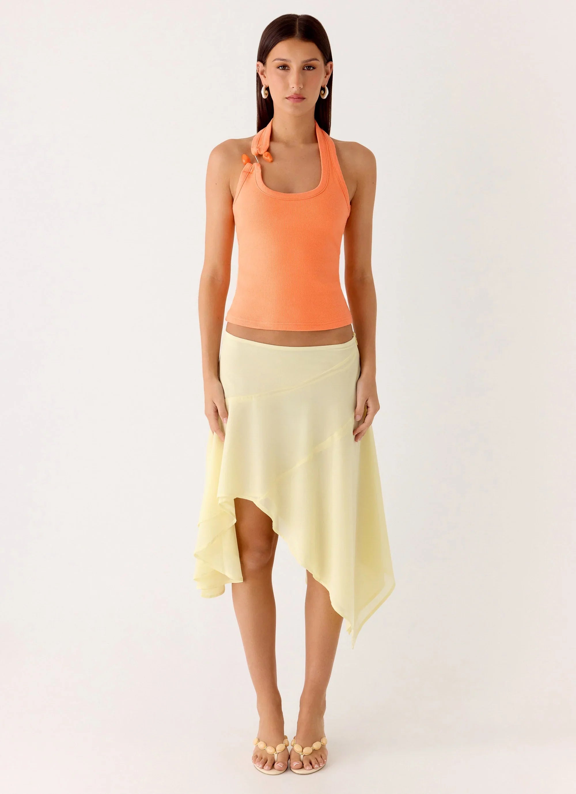 Cladena Top - Apricot